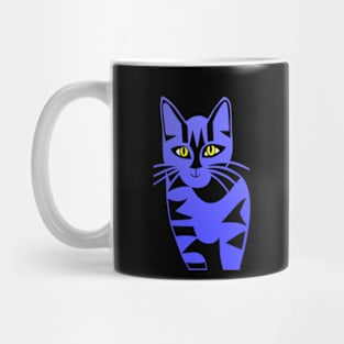 Curious Cat at Night Mug